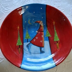 Jan Pashley Festive Red Ceramic Bowl